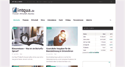 Desktop Screenshot of intqua.de